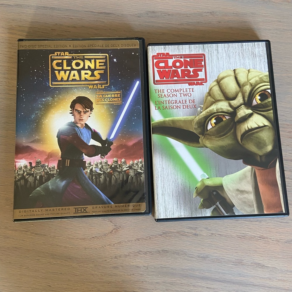 Star Wars Clone Wars Special Edition DVD Set - Black and Gray